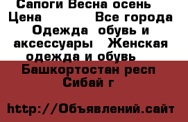 Сапоги Весна осень  › Цена ­ 1 700 - Все города Одежда, обувь и аксессуары » Женская одежда и обувь   . Башкортостан респ.,Сибай г.